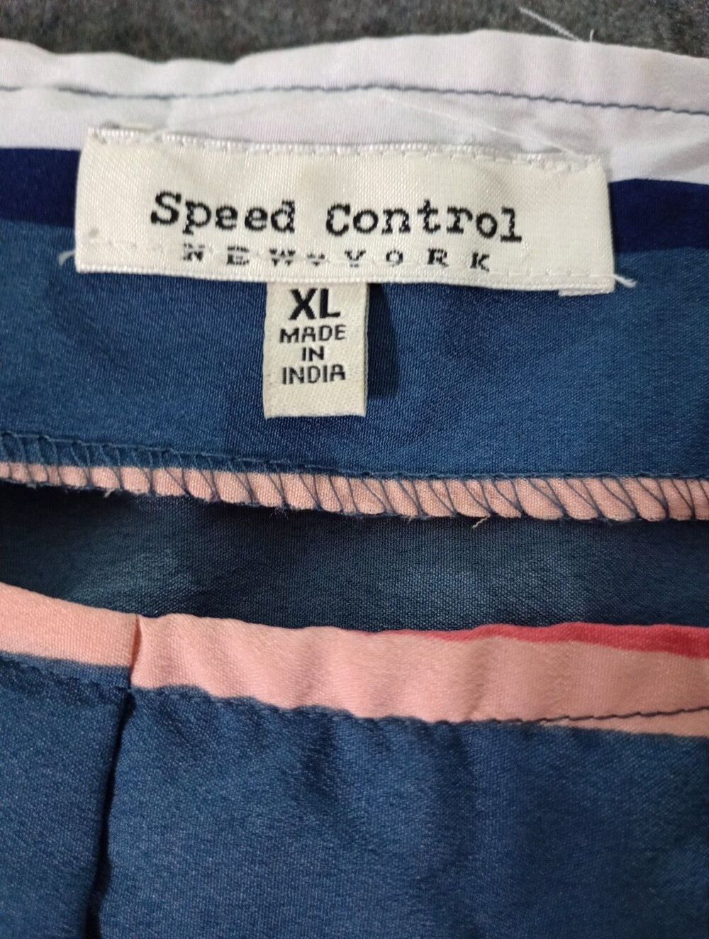 Speed Control New York Women's XL Striped Dress Sleeveless Elastic Waist Pockets - Picture 7 of 11